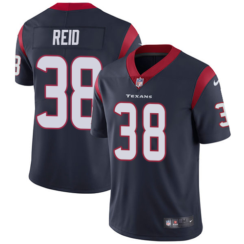Personalized Texans #38 Justin Reid Navy Blue Team Color Men’s Stitched NFL Untouchable Limited Jersey