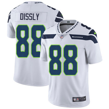 Personalized Seahawks #88 Will Dissly White Men’s Stitched NFL Untouchable Limited Jersey