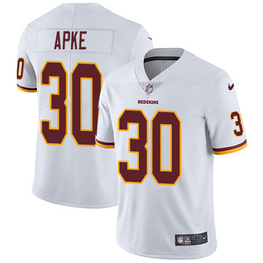Personalized Redskins #30 Troy Apke White Men’s Stitched NFL Untouchable Limited Jersey