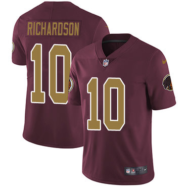 Personalized Redskins #10 Paul Richardson Burgundy Red Alternate Men’s Stitched NFL Untouchable Limited Jersey