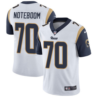 Personalized Rams #70 Joseph Noteboom White Men’s Stitched NFL Untouchable Limited Jersey