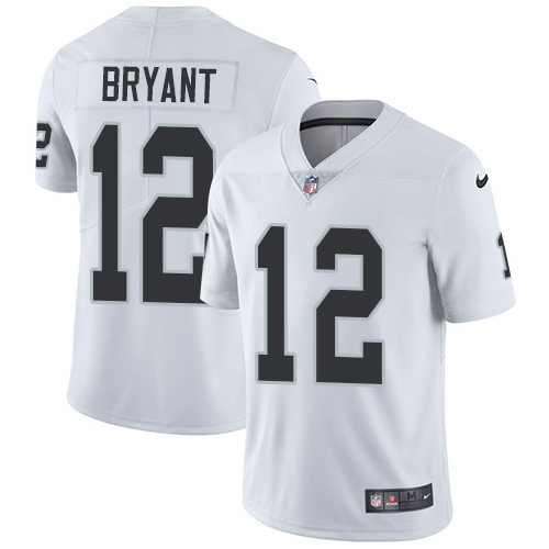 Personalized Raiders #12 Martavis Bryant White Men’s Stitched NFL Untouchable Limited Jersey