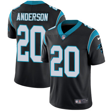 Personalized Panthers #20 C.J. Anderson Black Team Color Men’s Stitched NFL Untouchable Limited Jersey