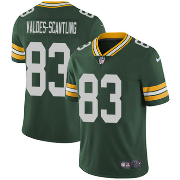 Personalized Packers #83 Marquez Valdes-Scantling Green Team Color Men’s Stitched NFL Untouchable Limited Jersey