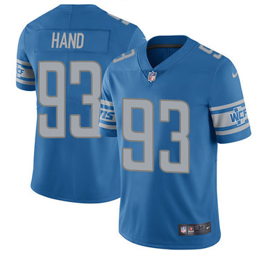Personalized Lions #93 Da’Shawn Hand Blue Team Color Men’s Stitched NFL Untouchable Limited Jersey
