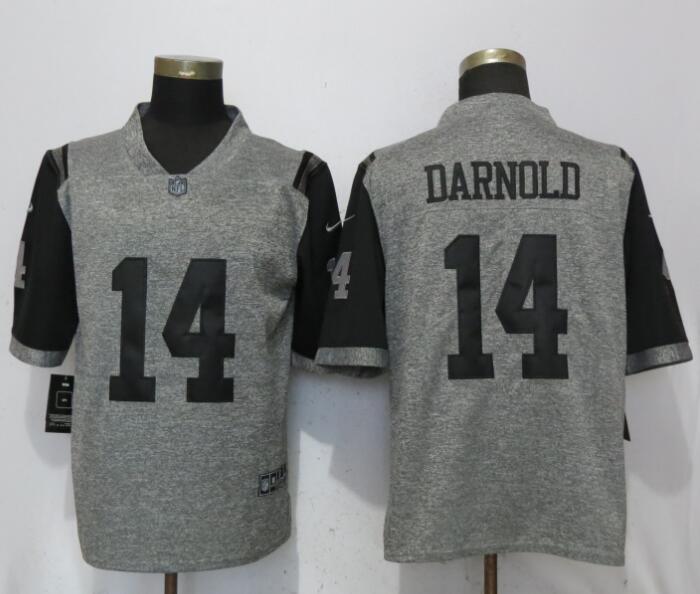 Personalized Jets 14 Sam Darnold Gray Untouchable Limited Jersey