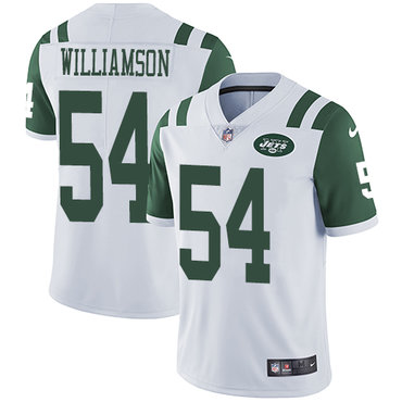 Personalized Jets #54 Avery Williamson White Men’s Stitched NFL Untouchable Limited Jersey