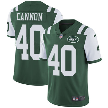 Personalized Jets #40 Trenton Cannon Green Team Color Men’s Stitched NFL Untouchable Limited Jersey