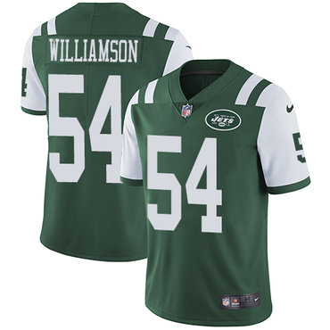 Personalized Jets #54 Avery Williamson Green Team Color Men’s Stitched NFL Untouchable Limited Jersey