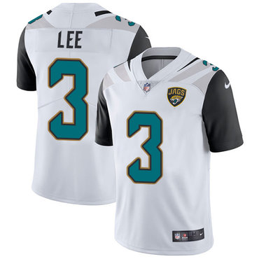 Personalized Jaguars #3 Tanner Lee White Men’s Stitched NFL Untouchable Limited Jersey