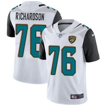 Personalized Jaguars #76 Will Richardson White Men’s Stitched NFL Untouchable Limited Jersey