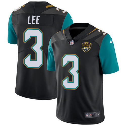 Personalized Jaguars #3 Tanner Lee Black Alternate Men’s Stitched NFL Untouchable Limited Jersey