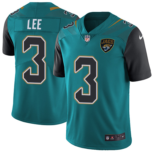 Personalized Jaguars #3 Tanner Lee Teal Green Team Color Men’s Stitched NFL Untouchable Limited Jersey