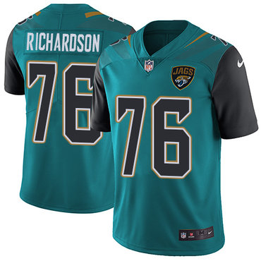 Personalized Jaguars #76 Will Richardson Teal Green Team Color Men’s Stitched NFL Untouchable Limited Jersey