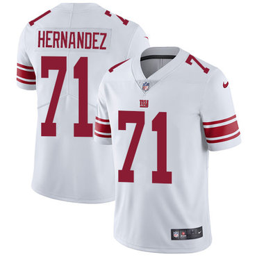 Personalized Giants #71 Will Hernandez White Men’s Stitched NFL Untouchable Limited Jersey