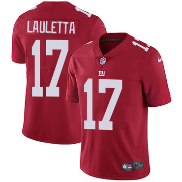 Personalized Giants #17 Kyle Lauletta Red Alternate Men’s Stitched NFL Untouchable Limited Jersey