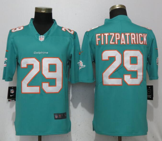 Personalized Dolphins 29 Minkah Fitzpatrick Aqua Untouchable Limited Jersey