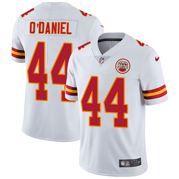Personalized Chiefs #44 Dorian O’Daniel White Men’s Stitched NFL Untouchable Limited Jersey