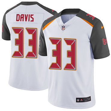 Personalized Buccaneers #33 Carlton Davis White Men’s Stitched NFL Untouchable Limited Jersey