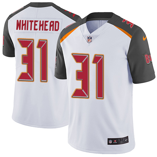 Personalized Buccaneers #31 Jordan Whitehead White Men’s Stitched NFL Untouchable Limited Jersey