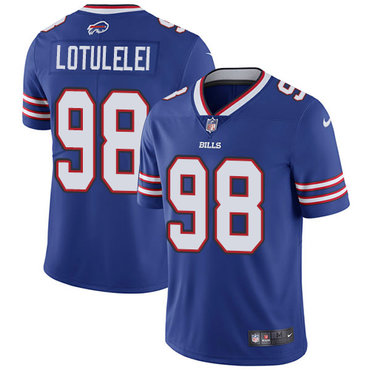 Personalized Bills #98 Star Lotulelei Royal Blue Team Color Men’s Stitched NFL Untouchable Limited Jersey