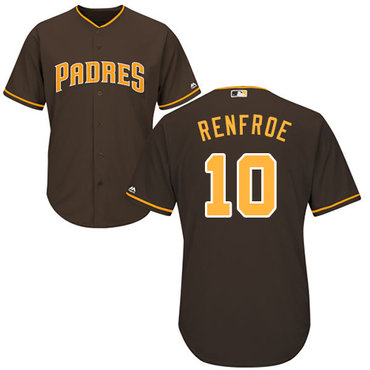 Personalized Padres #10 Hunter Renfroe Brown New Cool Base Stitched Baseball Jersey