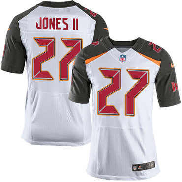 Personalized Buccaneers #27 Ronald Jones II White Men’s Stitched NFL New Elite Jersey