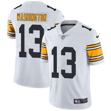 Personalized Steelers #13 James Washington White Men’s Stitched NFL Untouchable Limited Jersey