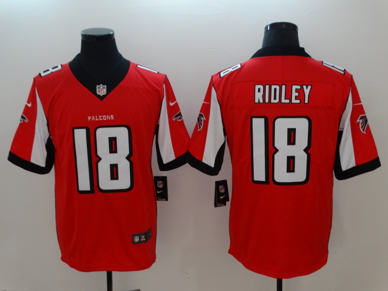 Personalized Falcons 18 Calvin Ridley Red Untouchable Limited Jersey
