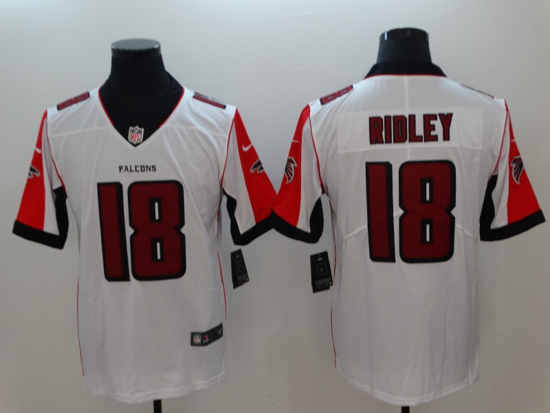 Personalized Falcons 18 Calvin Ridley White Untouchable Limited Jersey