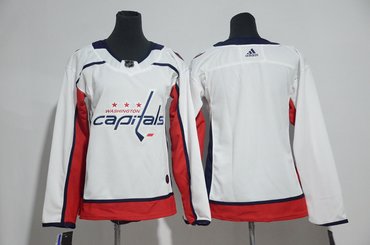 Personalized Youth Capitals Blank White Youth Jersey