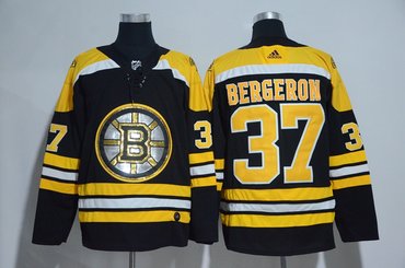 Personalized Bruins 37 Patrice Bergeron Black Glittery Edition Jersey