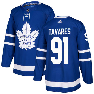 Personalized Maple Leafs 91 John Tavares Blue Jersey