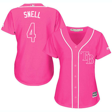 Personalized Rays #4 Blake Snell Pink Fashion Women’s Stitched Baseball Jersey