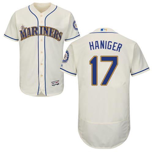 Personalized Mariners #17 Mitch Haniger Cream Flexbase Authentic Collection Stitched Baseball Jersey