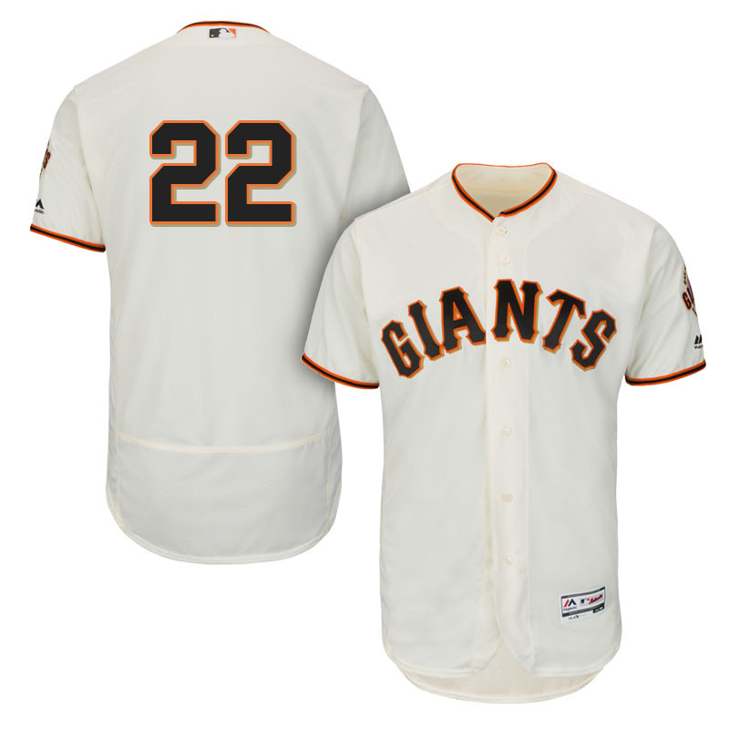 Personalized Giants 22 Andrew McCutchen Cream Flexbase Jersey