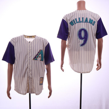 Personalized Diamondbacks 9 Matt Williams Cream Cooperstown Collection Jersey