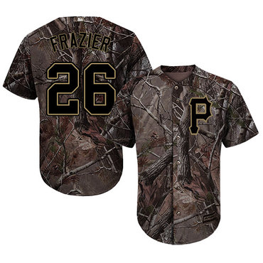 Personalized Pirates #26 Adam Frazier Camo Realtree Collection Cool Base Stitched Baseball Jersey