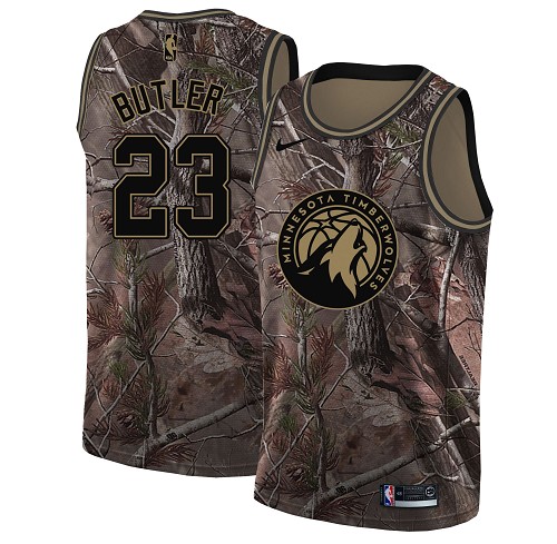 Personalized Timberwolves #23 Jimmy Butler Camo NBA Swingman Realtree Collection Jersey
