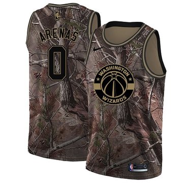 Personalized Wizards #0 Gilbert Arenas Camo NBA Swingman Realtree Collection Jersey