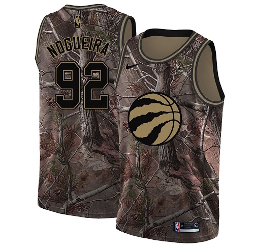 Personalized Raptors #92 Lucas Nogueira Camo NBA Swingman Realtree Collection Jersey