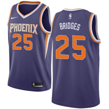 Personalized Suns #25 Mikal Bridges Purple NBA Swingman Icon Edition Jersey
