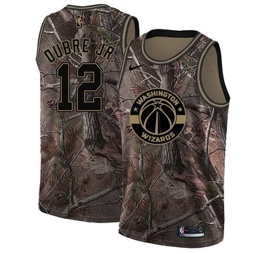 Personalized Wizards #12 Kelly Oubre Jr. Camo Women’s NBA Swingman Realtree Collection Jersey
