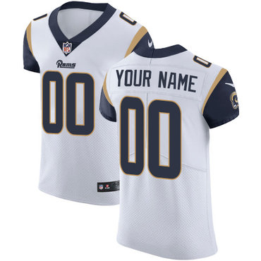 Personalized Los Angeles Rams Elite White Road Men’s Jersey NFL Untouchableized jerseys
