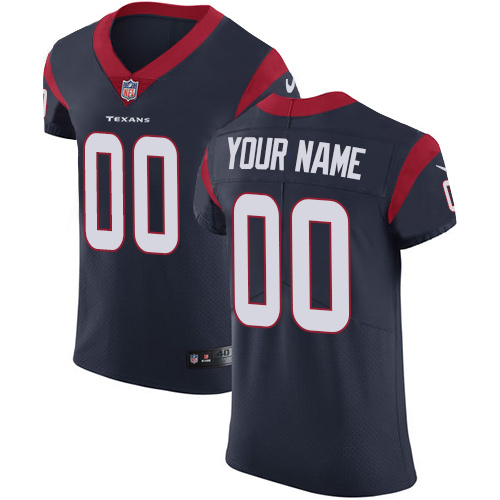 Personalized Houston Texans Elite Navy Blue Home Men’s Jersey NFL Untouchableized Jerseys