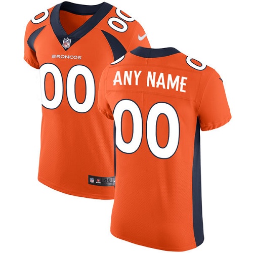 Personalized Denver Broncos Elite Orange Home Men’s Jersey NFL Untouchableized jerseys