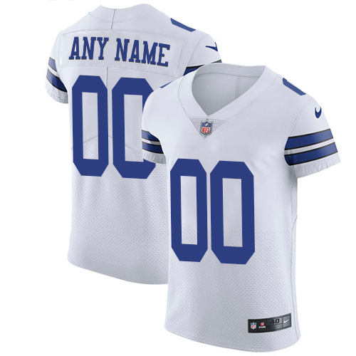 Personalized Dallas Cowboys Elite White Road Men’s Jersey NFL Untouchableized jerseys
