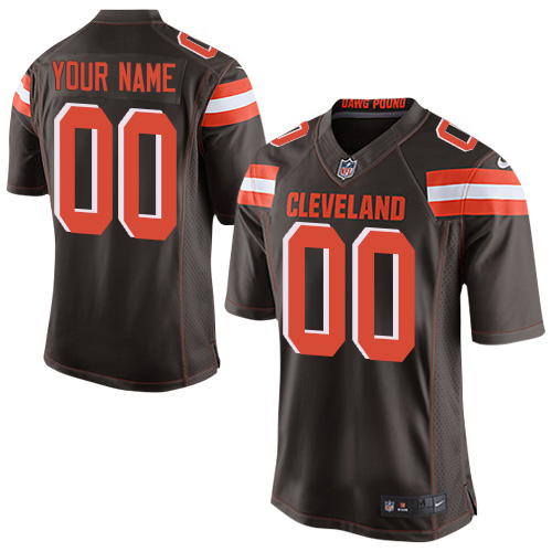 Personalized Cleveland Browns Elite Brown Home Men’s Jersey NFLized jerseys