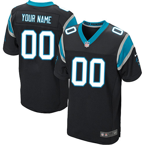 Personalized Carolina Panthers Elite Black Home Men’s Jersey NFLized jerseys