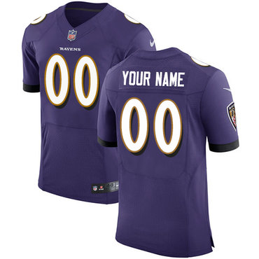 Personalized Baltimore Ravens Elite Purple Home Men’s Jersey NFL Untouchableized jerseys
